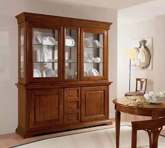 JVmoebel Vitrine Italienische Vitrine Luxus Möbel Holzschrank Design Schran günstig online kaufen