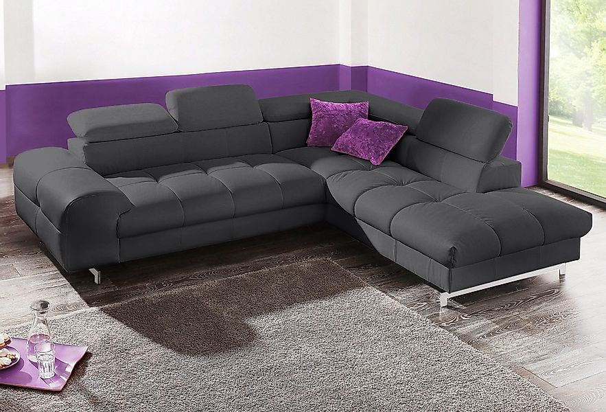 COTTA Polstergarnitur "Chef L-Form", (Set), Set bestehend aus: Ecksofa mit günstig online kaufen