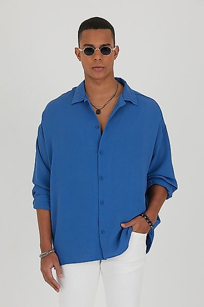 OSSY HOMER Langarmhemd Langarm Oversize Hemd günstig online kaufen