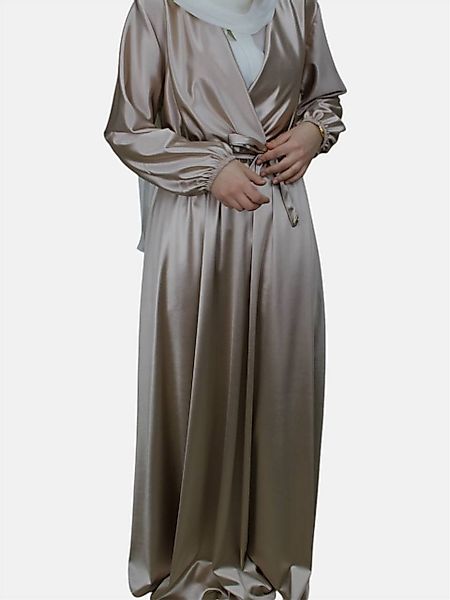 Aymasal Abendkleid langärmliges Maxikleid Damen Abaya günstig online kaufen
