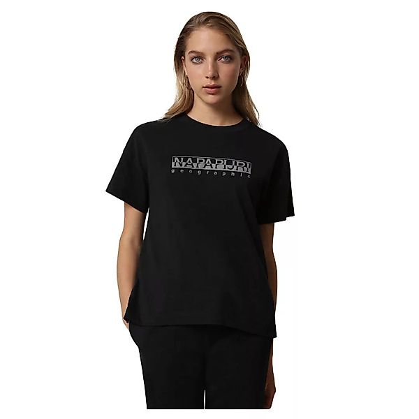 Napapijri Sebel Print W Kurzärmeliges T-shirt 2XS Black 041 günstig online kaufen