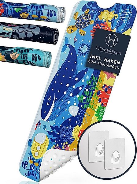 Homerella Badematte rutschfest Kinder - 100% BPA frei Inkl. 2 Haken zum Auf günstig online kaufen
