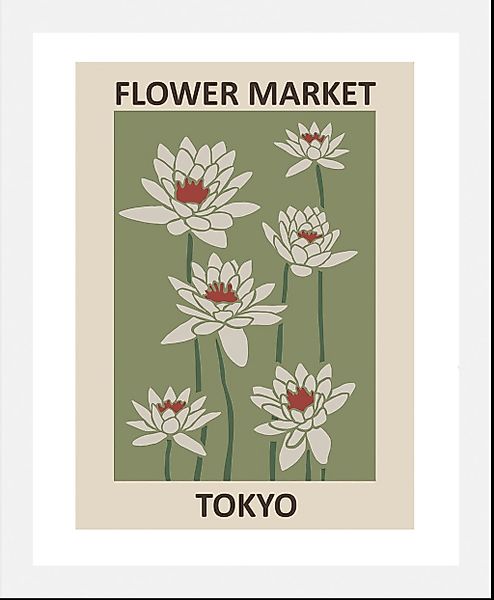 queence Bild »Tokyo«, (1 St.), HD Premium Poster-Druck inkl. Holzrahmen günstig online kaufen