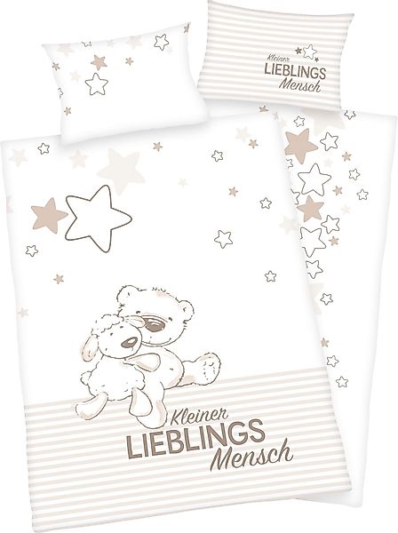Baby Best Babybettwäsche Kleiner Lieblingsmensch, Flanell, günstig online kaufen