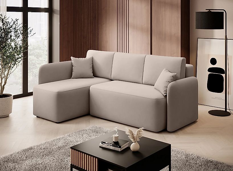 DB-Möbel Ecksofa Hudson mit Schlaffunktion 206X150cm. Ecksofa vom Herstelle günstig online kaufen