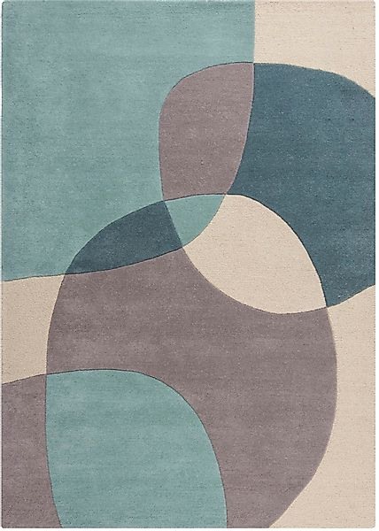 FLAIR RUGS Wollteppich Glow, rechteckig, Höhe: günstig online kaufen
