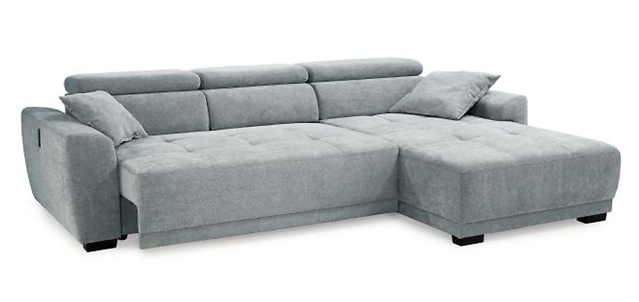 Ecksofa inkl. Motor-Sitztiefenverst Kopfteilverstellung variabel montierbar günstig online kaufen