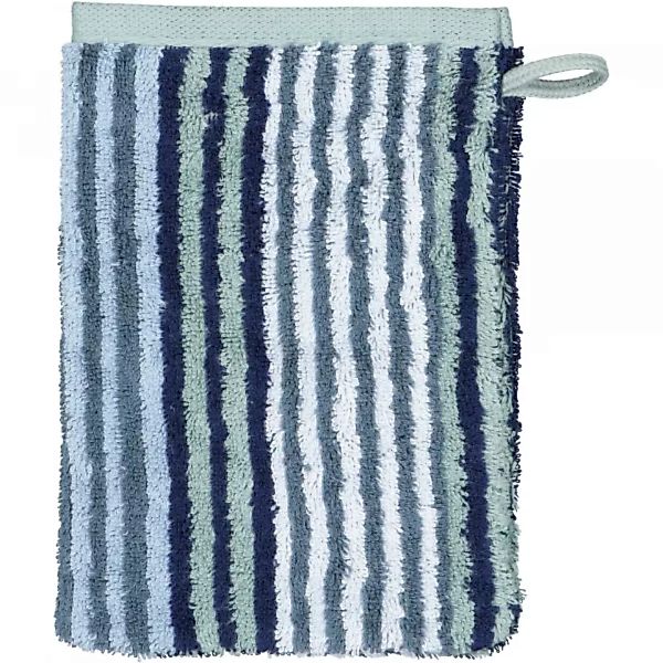Cawö Handtücher Delight Streifen 6218 - Farbe: fjord - 44 - Waschhandschuh günstig online kaufen