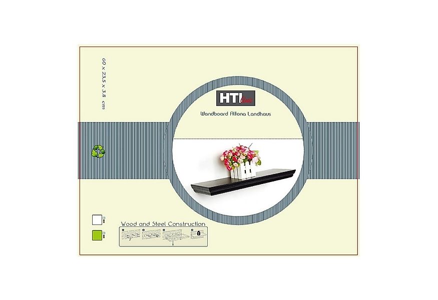 HTI-Line Wandboard Wandboard Altona Landhaus 60, Stück 1-tlg., Wandregal günstig online kaufen