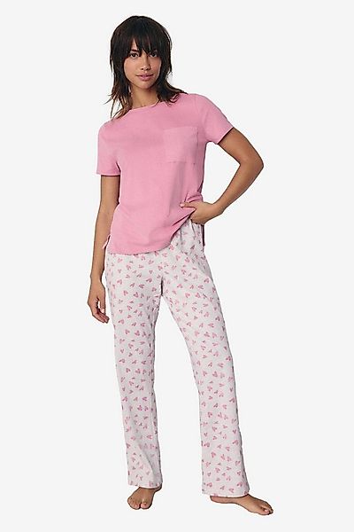Next Pyjama Kurzarm-Schlafanzug aus 100 % Baumwolle (2 tlg) günstig online kaufen