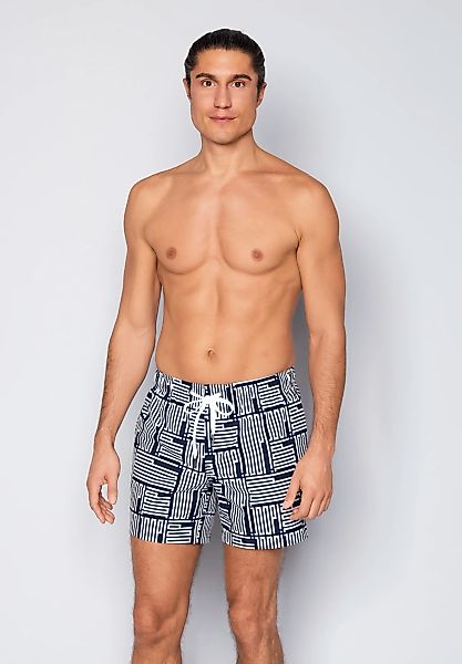 JOOP Badeshorts "Deco Logo" mit großem Allover-Wording und seitlichen Tasch günstig online kaufen