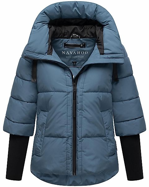 Navahoo Steppjacke "Lotusherz XIV" mit Kapuze Warme gesteppte Winterjacke m günstig online kaufen