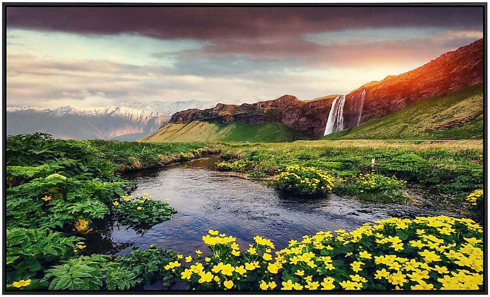 Papermoon Infrarotheizung »Seljalandfoss Wasserfall Island«, sehr angenehme günstig online kaufen