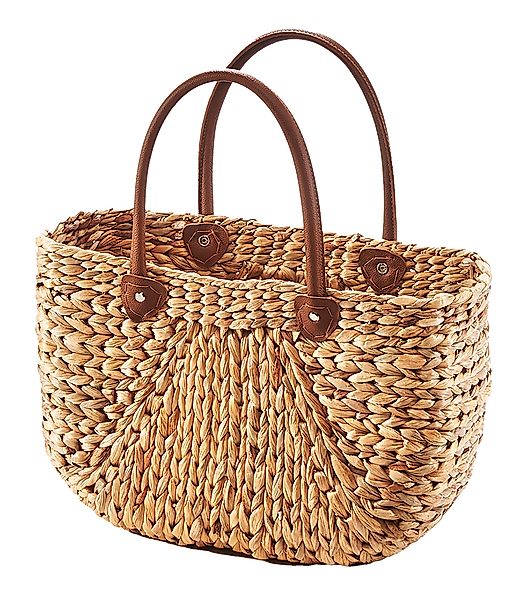 Kobolo Shopper Korbtasche aus Wasserhyazinthe - günstig online kaufen