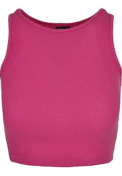 URBAN CLASSICS Tanktop Urban Classics Damen Ladies Cropped Rib Top (1-tlg) günstig online kaufen