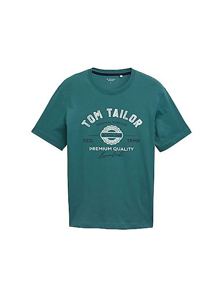 Tom Tailor Herren T-Shirt LOGO - Regular Fit günstig online kaufen