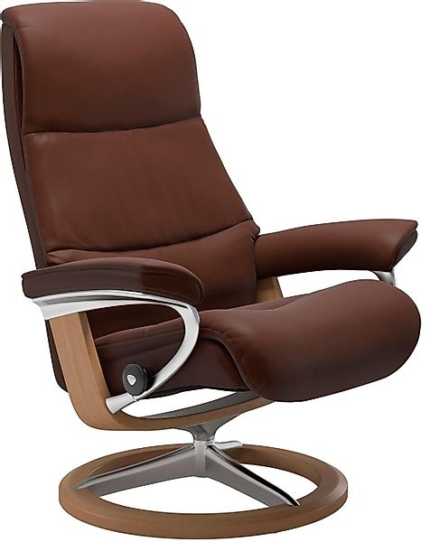 Stressless Relaxsessel "View" Set, Relaxsessel mit Hocker, mit Signature Ba günstig online kaufen