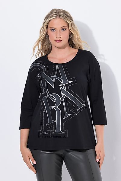 Ulla Popken T-Shirt Shirt Buchstaben Oversized günstig online kaufen