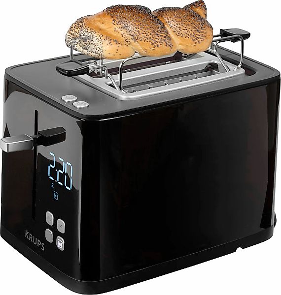 Krups Toaster "KH6418 Smartn Light" 2 kurze Schlitze 800 W Digitaldisplay, günstig online kaufen