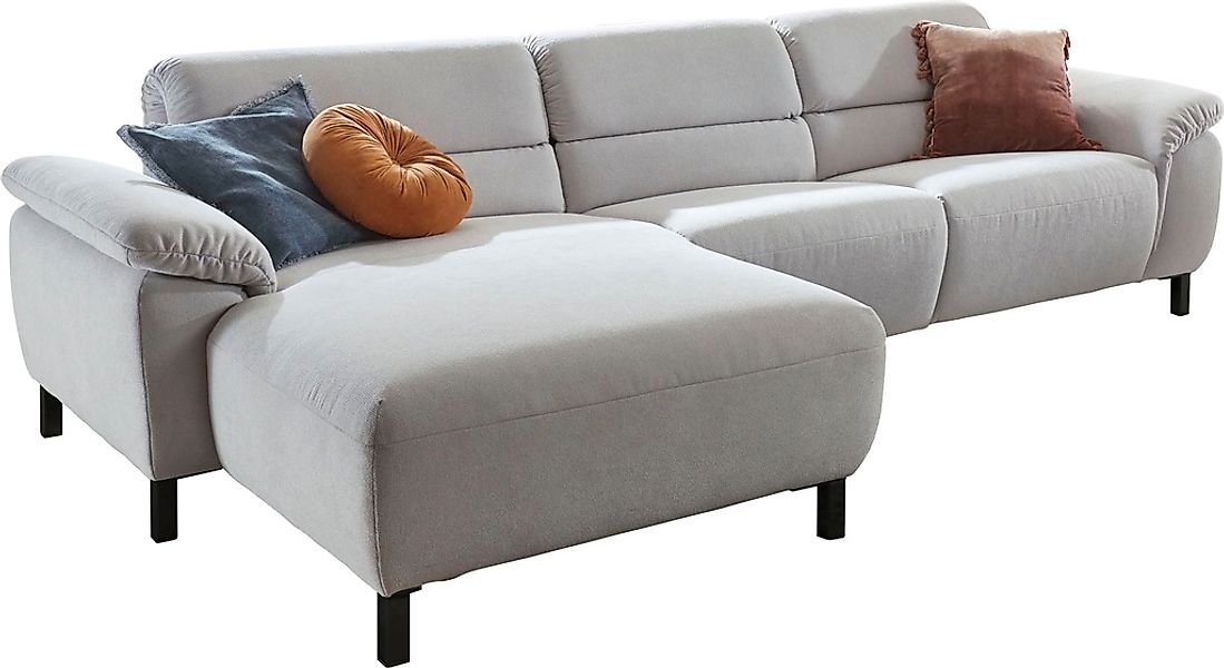 Places of Style Ecksofa "Trapani L-Form", mit teilmotorischer Relaxfunktion günstig online kaufen