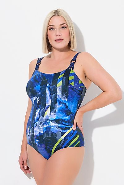 Ulla Popken Badeanzug Badeanzug geteilte Träger günstig online kaufen
