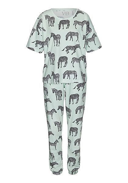 Vivance Dreams Pyjama, (2 tlg.), mt Animal Alloverprint günstig online kaufen