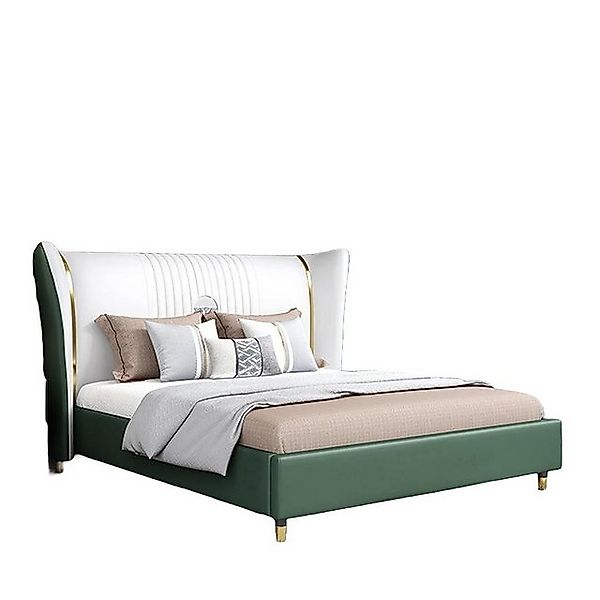 JVmoebel Bett Polster Doppelbett Betten Schlafzimmer Ehebett Textil Leder G günstig online kaufen