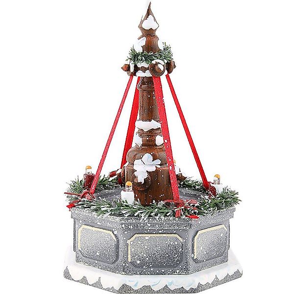 Hubrig Volkskunst GmbH Dekofigur Winterkinder Stadtbrunnen (12cm) von Hubri günstig online kaufen