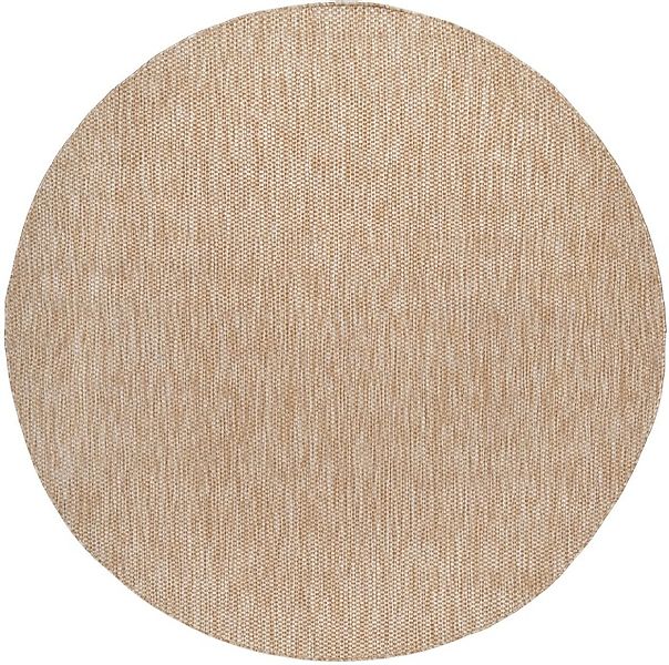 Bruno Banani Teppich "Venezia" rund 4 mm Höhe Flachgewebe, Sisal-Optik, mel günstig online kaufen