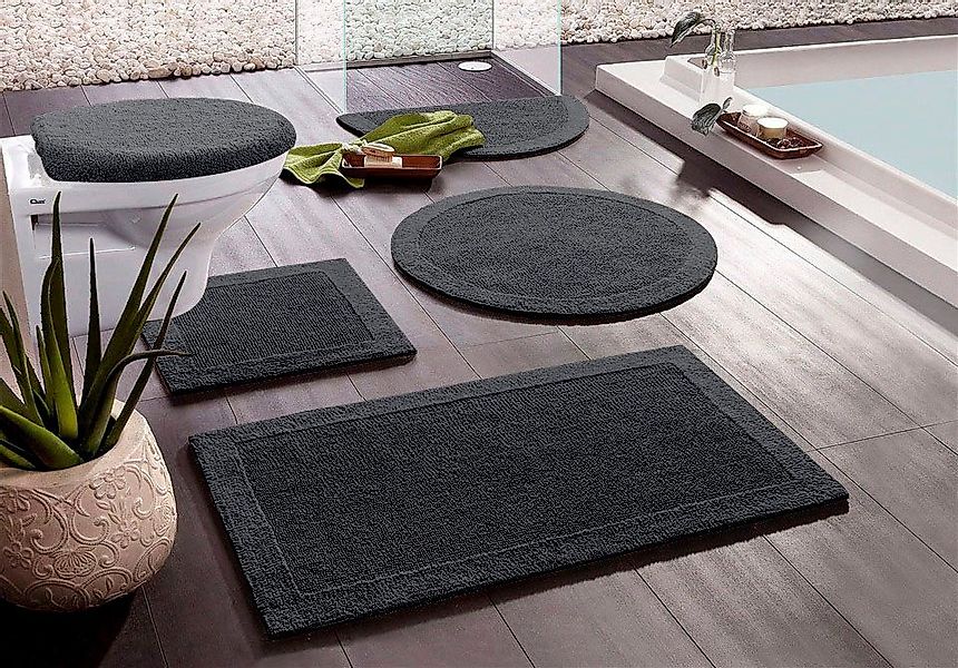 my home Badematte Kapra, Badvorleger, Badezimmer Teppich, Höhe 14 mm, beids günstig online kaufen