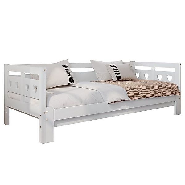 Gotagee Bettgestell Tagesbett Daybett Jugendbett Ausziehbar-Bett flaches Be günstig online kaufen