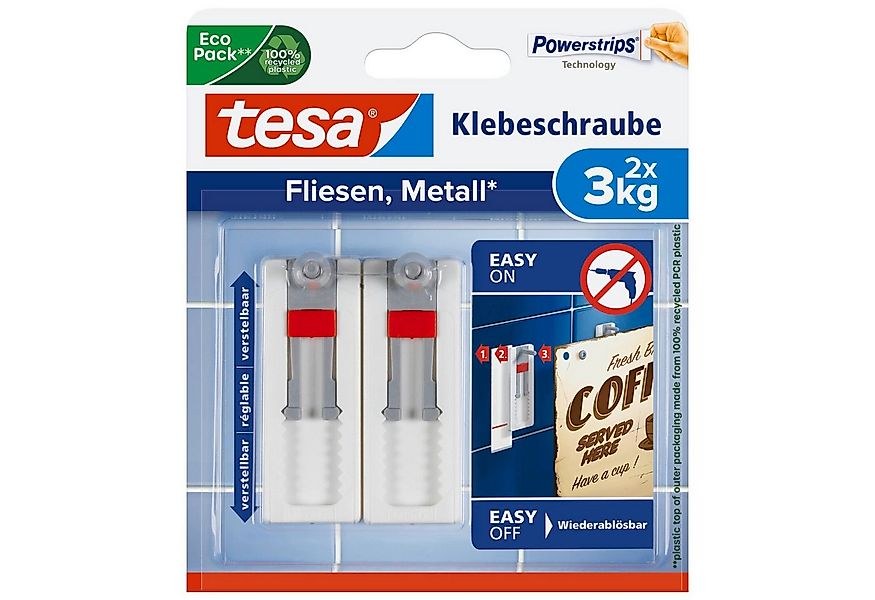 tesa Klebehaken tesa Klebenagel Leinwand Fliesen & Metall, hält bis 2kg/Nag günstig online kaufen