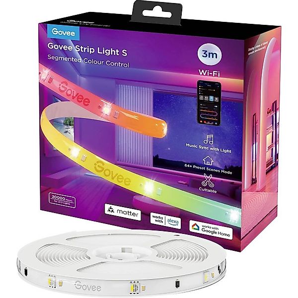 Govee LED Stripe LED-Streifen-Basisset H612FCD1, App günstig online kaufen