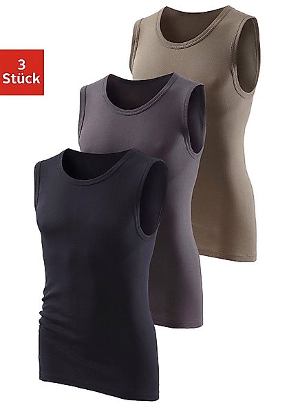 H.I.S Muscleshirt, (3 tlg.), ohne Seitennähte optimale Passform günstig online kaufen