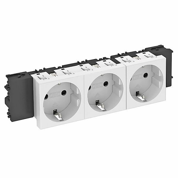 OBO Bettermann Vertr Steckdose 0 Grad, 3-fach 250V,10/16A,Schutzk. STD-D0C günstig online kaufen