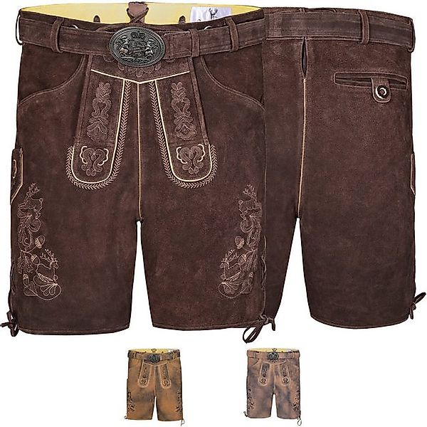 German Wear Trachtenlederhose GW722 kurze Lederhosen Hans aus 100% Nappa-Wi günstig online kaufen