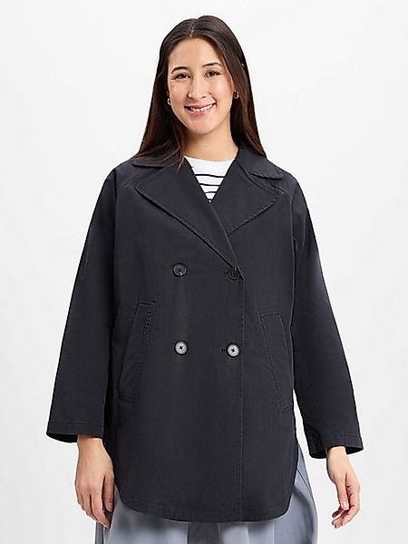 Marc O'Polo Trenchcoat markant abgerundeten und seitlich geschlitzten Sauml günstig online kaufen