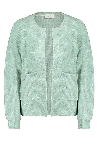 Cartoon Strickjacke Cartoon Strick-Cardigan mit Taschen (1-tlg) Struktur günstig online kaufen