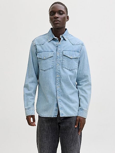 Jack & Jones Jeanshemd JJEWESTERN JJSHIRT AT 187 NOOS mit Brusttaschen günstig online kaufen