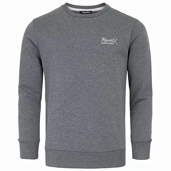 REPUBLIX Sweatshirt WYATT Herren Basic College Pullover Sweatjacke Hoodie günstig online kaufen