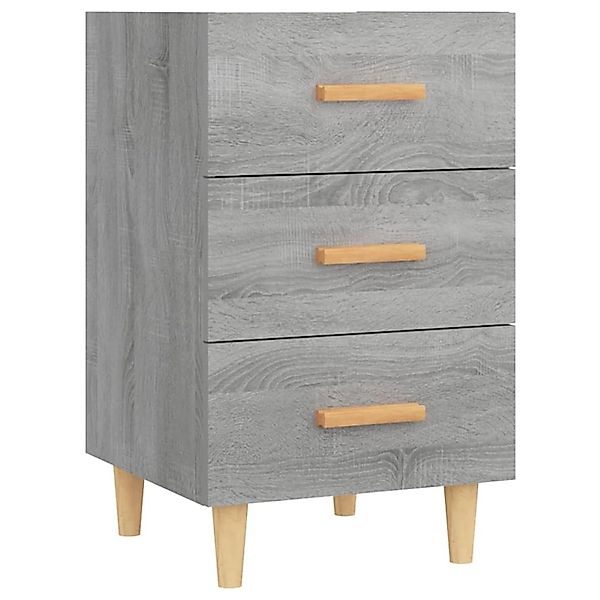 vidaXL Nachttisch Grau Sonoma 40x40x66 cm Holzwerkstoff 817322 günstig online kaufen