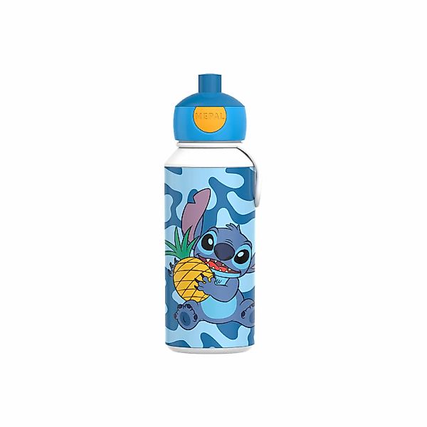 Mepal Trinkflasche "Pop-Up Trinkflasche Stitch Campus 400 ml blau-gelb" günstig online kaufen