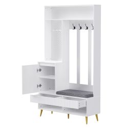 KLAM HOME Garderoben-Set Wandgarderobe, Flurgarderobe Set günstig online kaufen