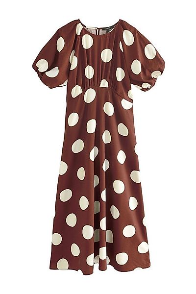 Next Midikleid Bedrucktes Midikleid mit Puffärmeln (1-tlg) günstig online kaufen