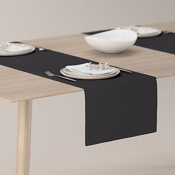 Tischläufer, anthrazit, 40 x 130 cm, Cotton Panama (702-08) günstig online kaufen