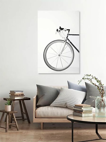 Poster / Leinwandbild - Ride My Bike - Black & White Edition günstig online kaufen