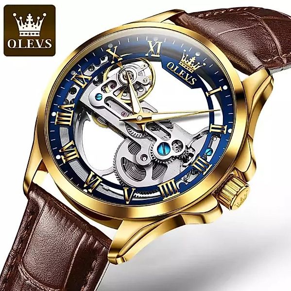 BinBond Automatikuhr Herrenuhr Automatik Uhr SKELETT günstig online kaufen