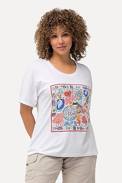 Ulla Popken T-Shirt T-Shirt Herz Oversized günstig online kaufen