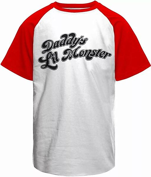 Suicide Squad T-Shirt Daddy´S Lil Monster Baseball Unisex Tee günstig online kaufen
