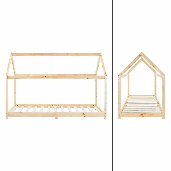 ML-DESIGN Spielbett Hausbett Kinderbett inkl. Lattenrost günstig online kaufen